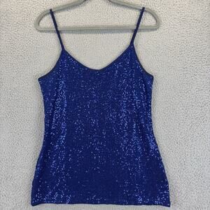 Vintage Express Top Medium Swiftie Sequin Sexy Clubwear Indie Rave Fairy Grunge